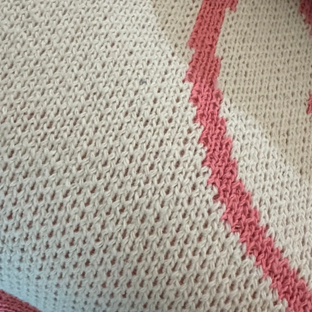 Gyto smile  face stretched, tote, bag, pink, and cream